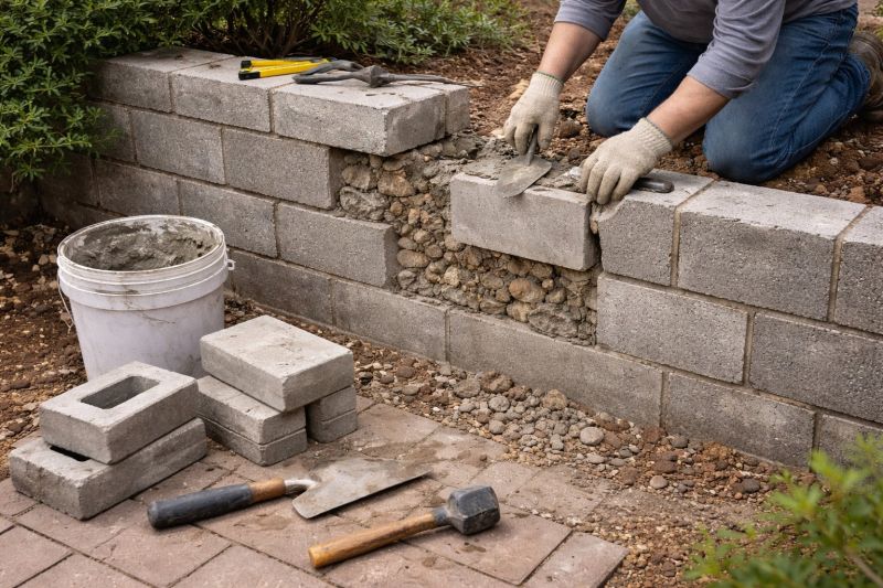 Block Wall Repair in Plant City, FL