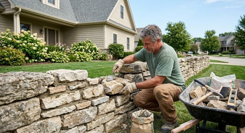 Brick Fence Repair in Polk County, FL
