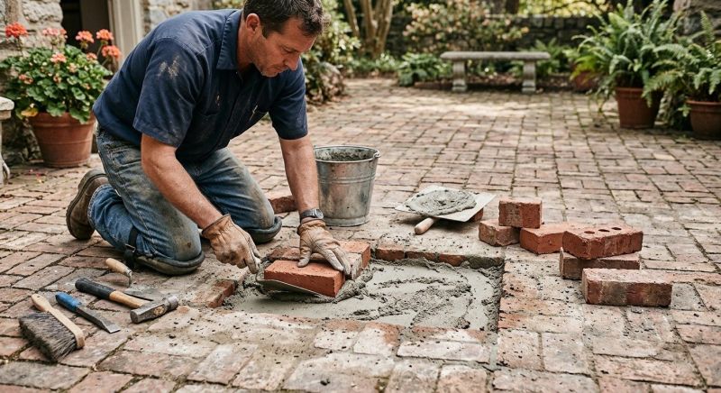 Brick Flatwork Repair in Bartow, FL