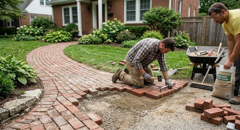 Brick Flatwork Repair in Mulberry, FL