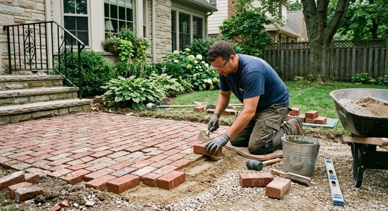 Brick Flatwork Repair in Mulberry, FL