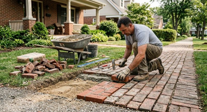 Brick Flatwork Repair in Riverview, FL