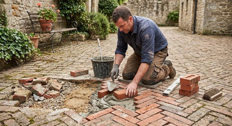 Brick Flatwork Repair in Valrico, FL