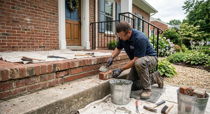 Brick Stairs Repair in Dover, FL