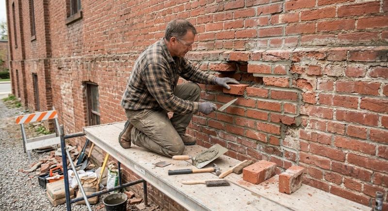 Brick Stairs Repair in Riverview, FL