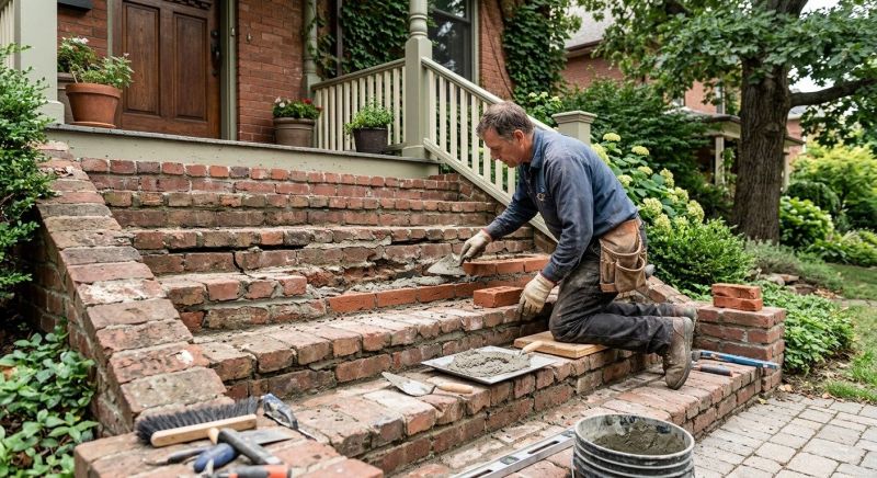 Brick Stairs Repair in Thonotosassa, FL