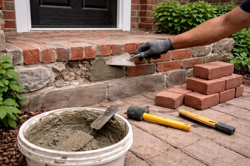 Brick Stoop Repair in Polk County, FL