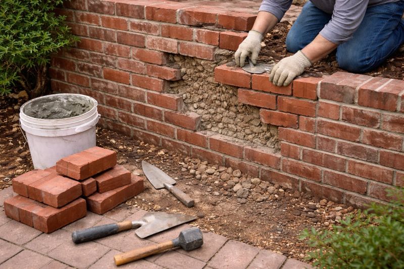 Brick Wall Repair in Dover, FL
