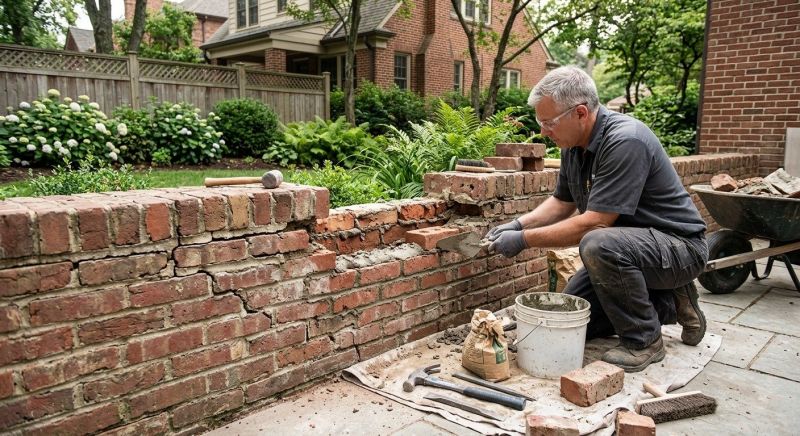 Brick Wall Repair in Fort Meade, FL