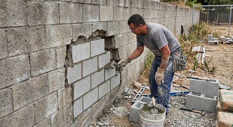 Brick Wall Repair in Riverview, FL
