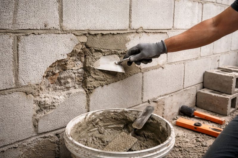 Cinder Block Wall Repair in Dundee, FL