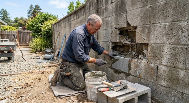 Concrete Block Repair in Plant City, FL