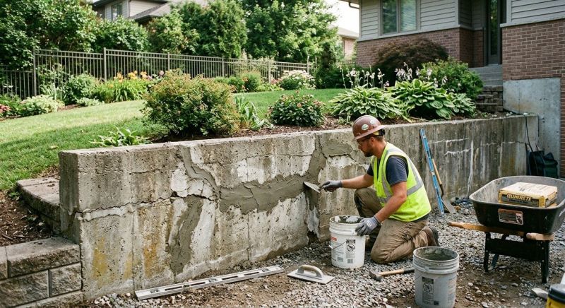 Retaining Wall Repair in Valrico, FL