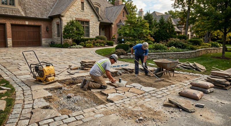 Stone Driveway Repair in Polk County, FL
